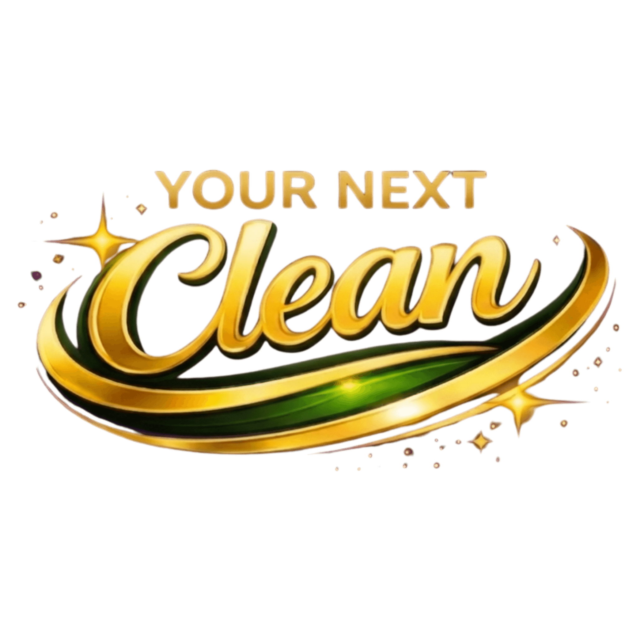 Your Next Clean logo in gold and green representing a premium home cleaning marketplace in Edmonton