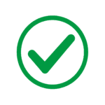Green checkmark icon inside a circle representing verified cleaning standards and reliable service for Your Next Clean